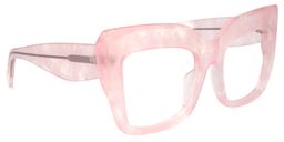 Charmaine Cat Eye Pink Pearlescent Glasses2
