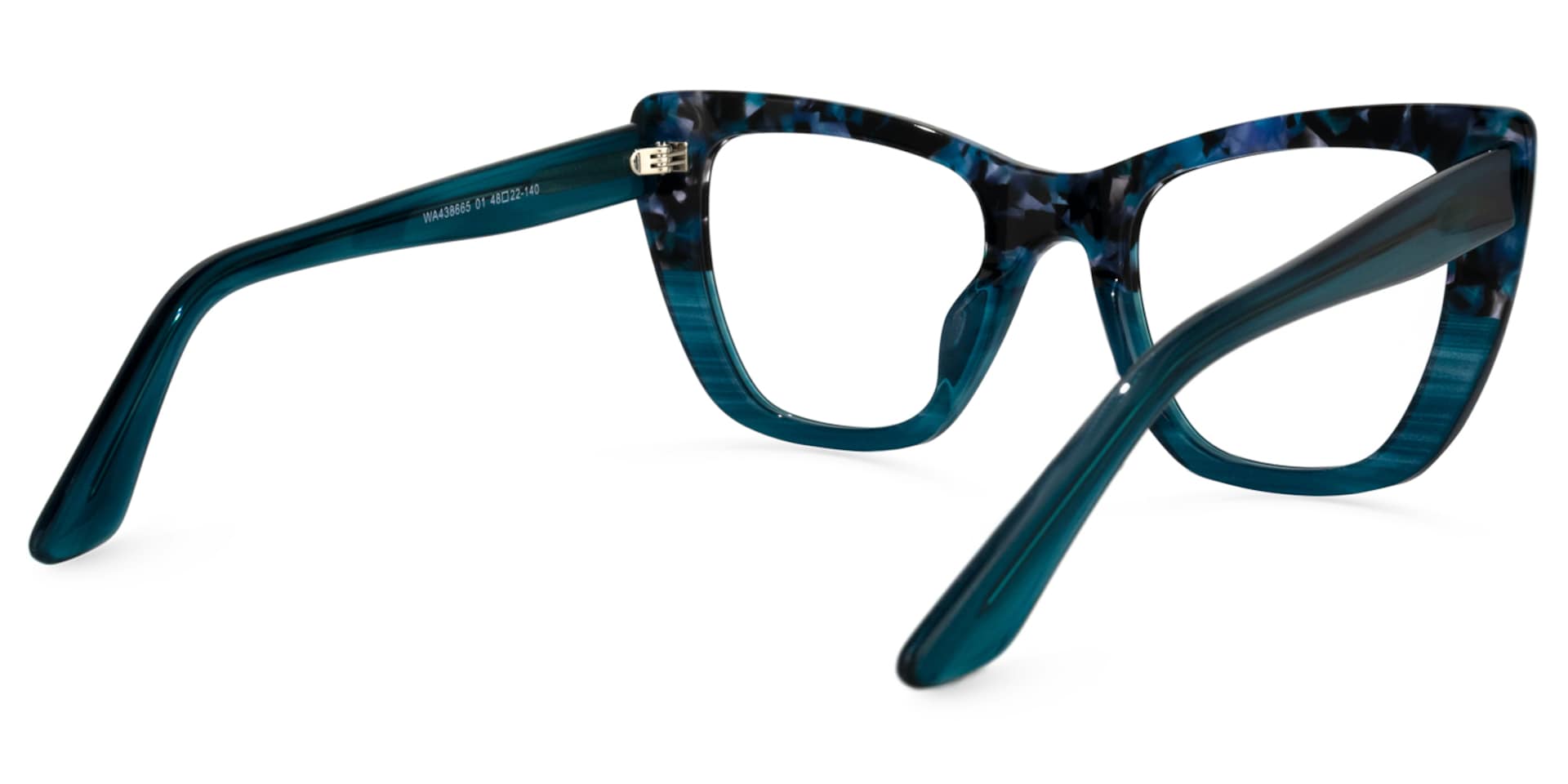 Lewis Cateye Blue Glasses | Zeelool Glasses4