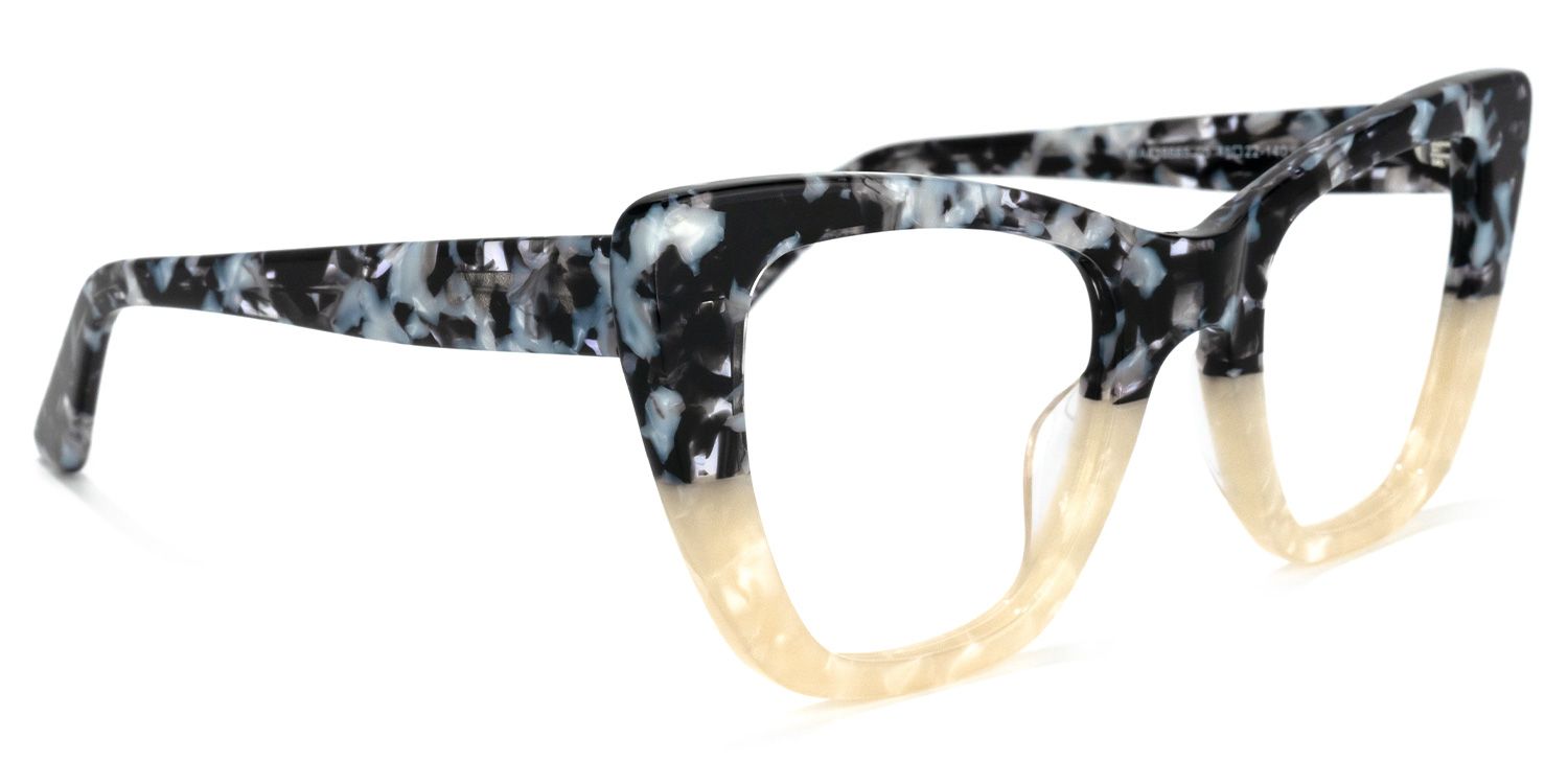 Lewis Cateye Marble Glasses | Zeelool Glasses2