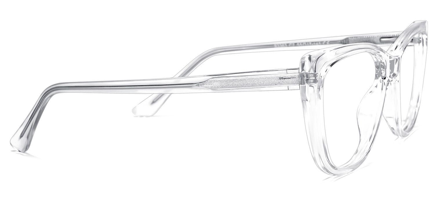 Qamar Cateye Clear Glasses | Zeelool Glasses3