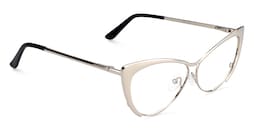 Ellen Cateye Silver Glasses2