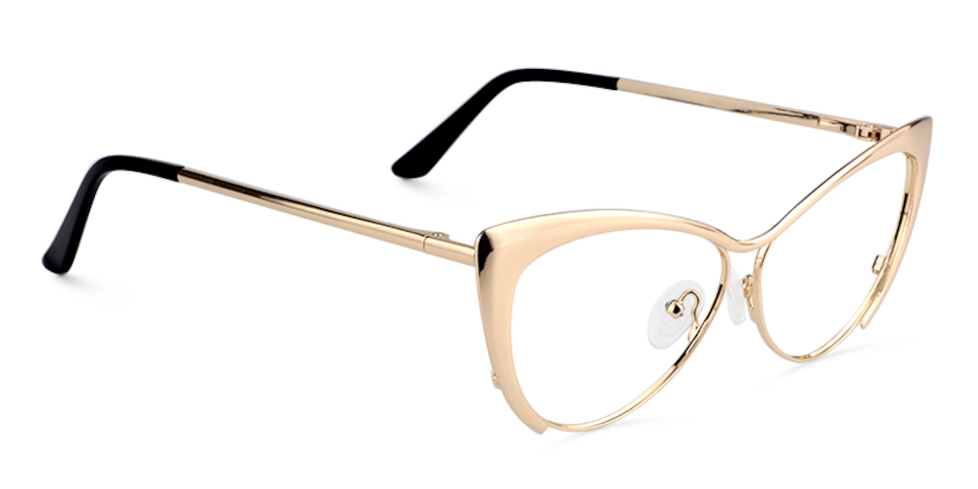 Ellen Cateye Gold Metal Frame Glasses for Women3