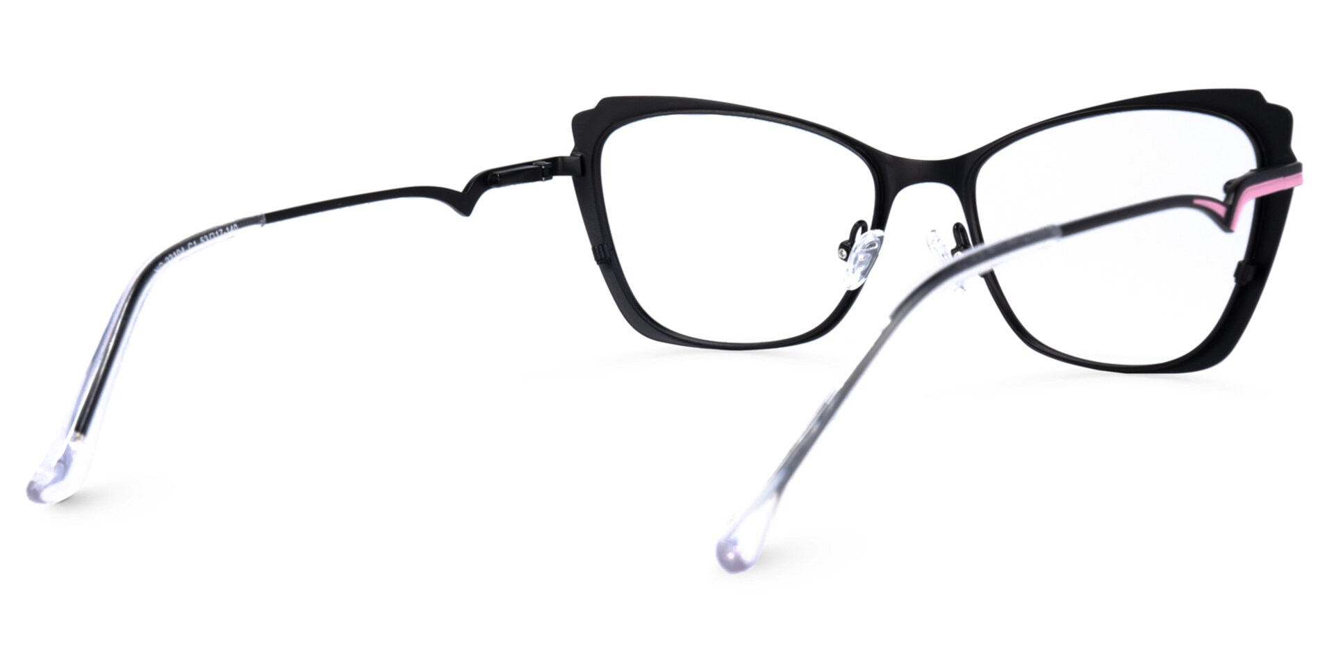 Divas Cateye Black Glasses | Zeelool Glasses4