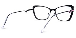 Divas Cateye Black Glasses4