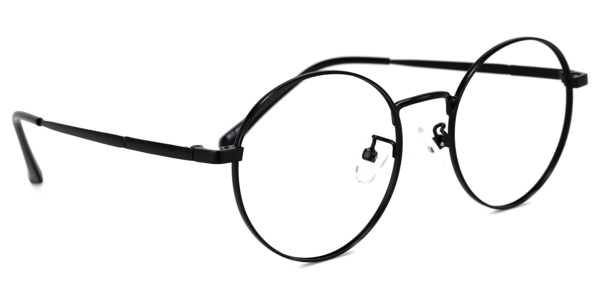 Garbsen Round Black Glasses | Zeelool Glasses2