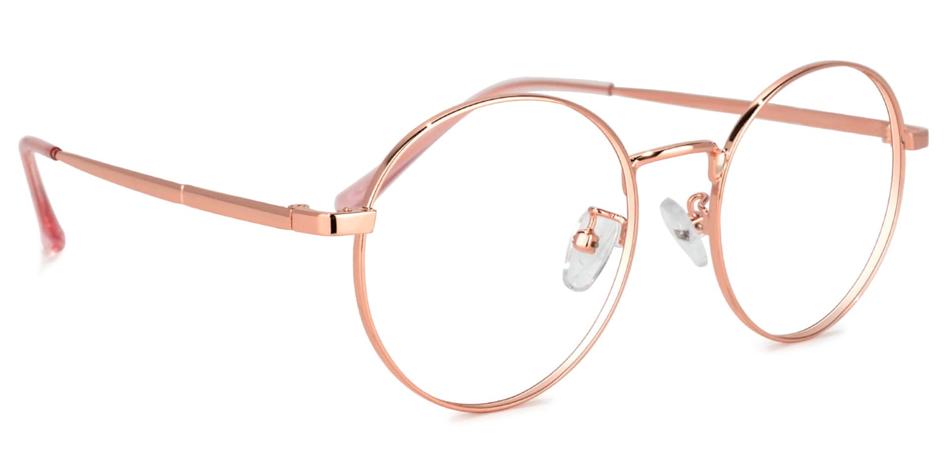 Garbsen Round Rose-Gold Glasses | Zeelool Glasses2