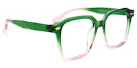 Rivera Square Green Glasses2