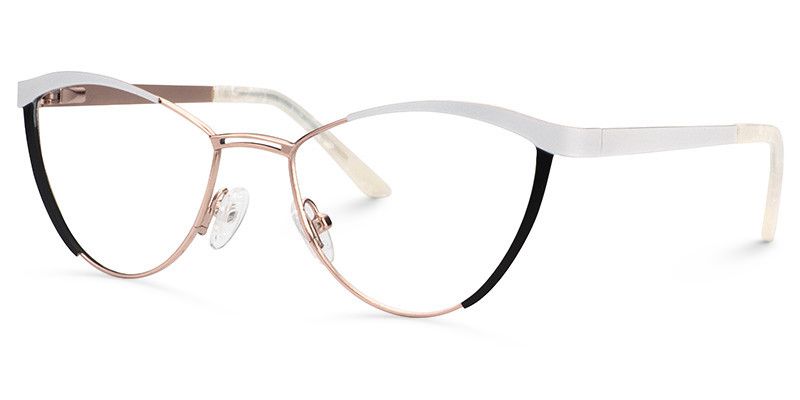 Sydney Cat Eye White Frame Glasses | Zeelool Optical3