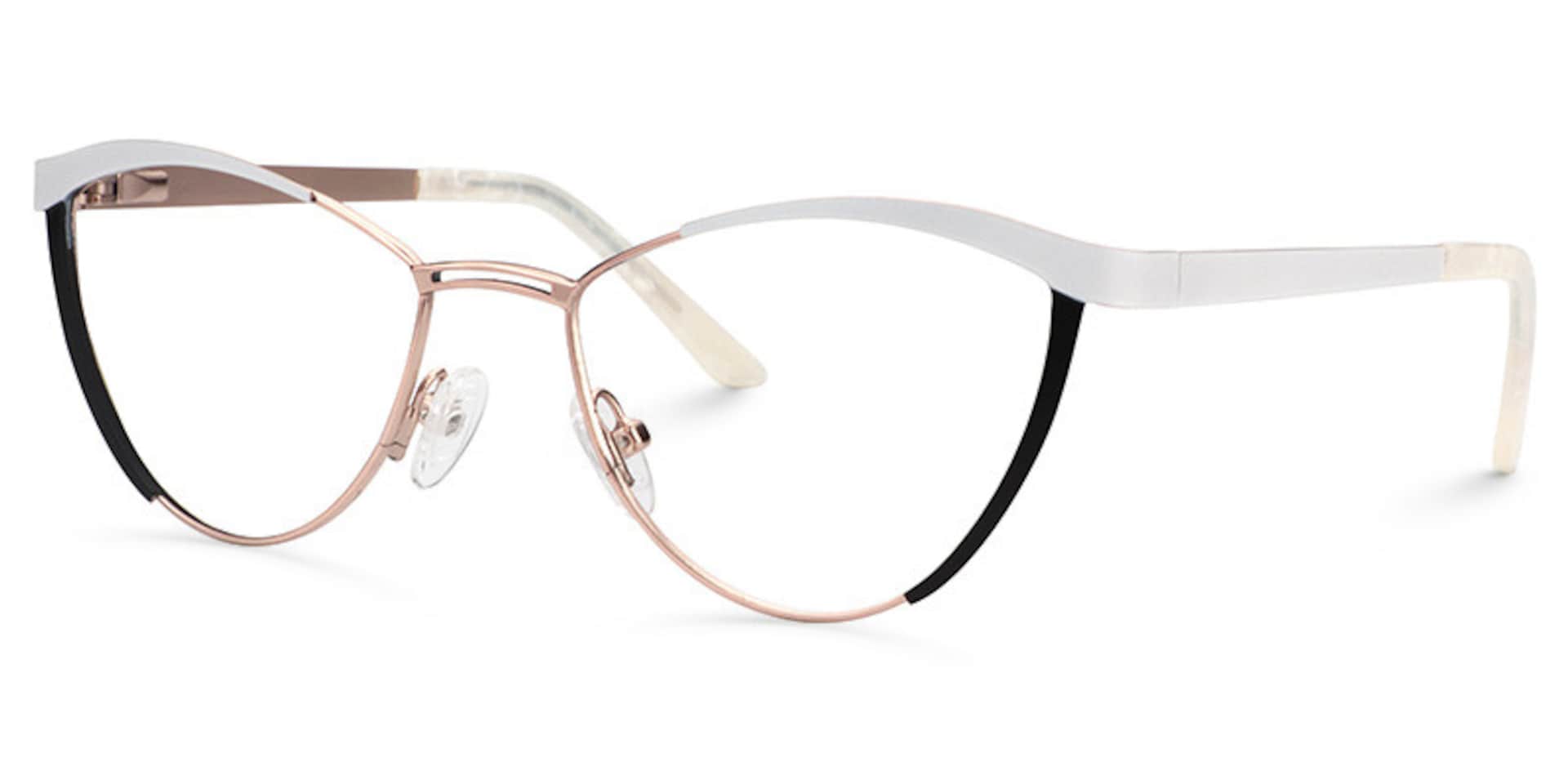 Sydney Cat Eye White Frame Glasses | Zeelool Optical3