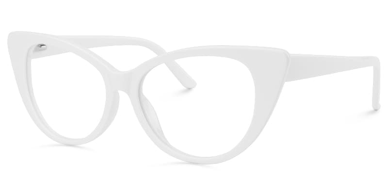 Cat Eye White Glasses | Zeelool Eyeglasses2