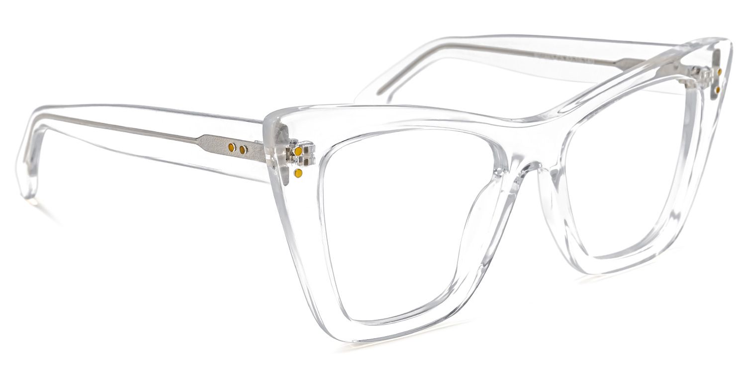 Kovacina Cateye Clear Glasses | Zeelool Glasses2