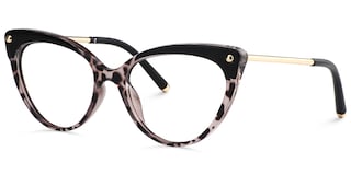 Alivia Cat Eye Black&Tortoise Glasses2