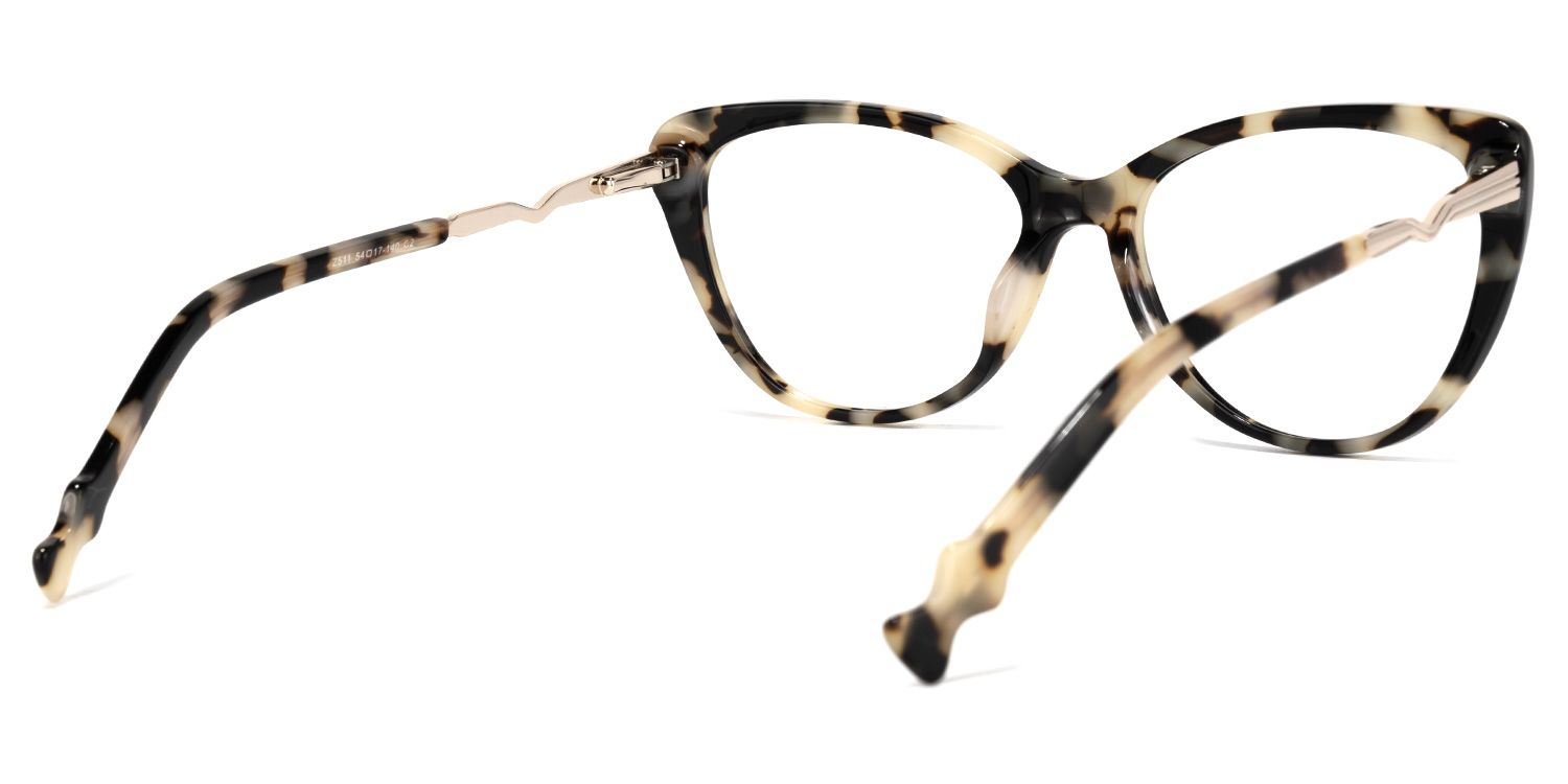 Amena Cateye Light-Tortoise Glasses | Zeelool Glasses4