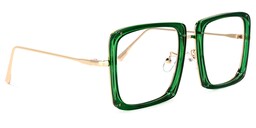 Ashe Square Green Glasses1