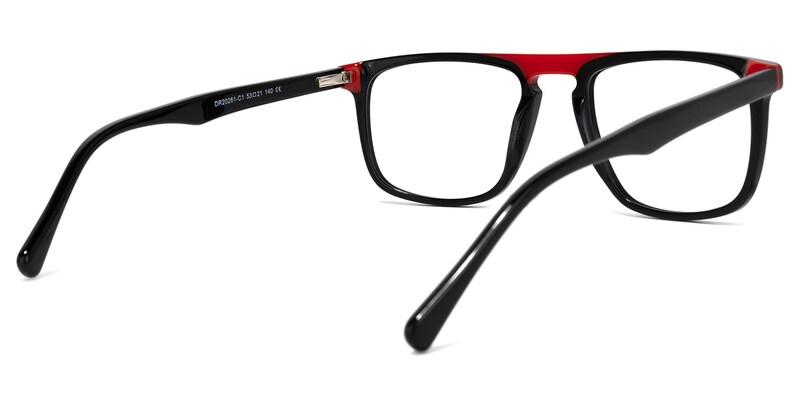 Forsyth Square Black Glasses | Zeelool Glasses4