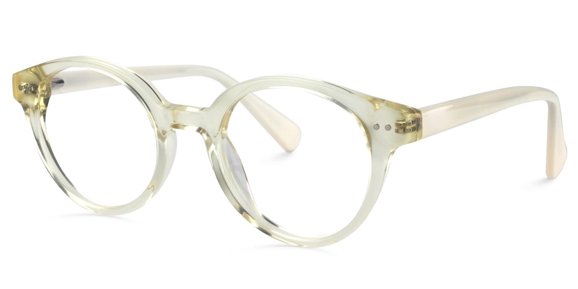 Round Yellow Glasses | Zeelool Glasses2