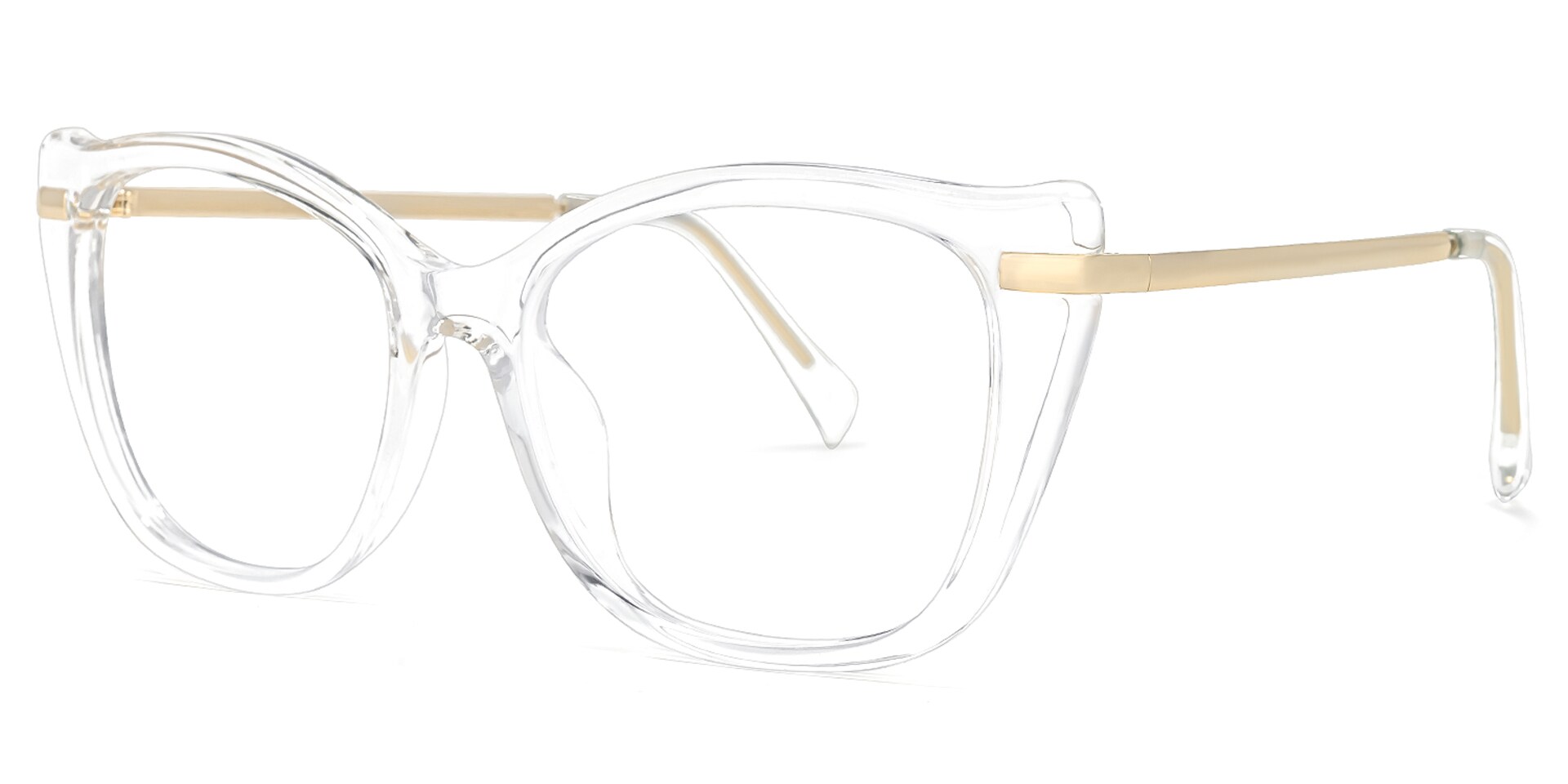 Wesby Cateye Crystal Glasses | Zeelool Glasses1