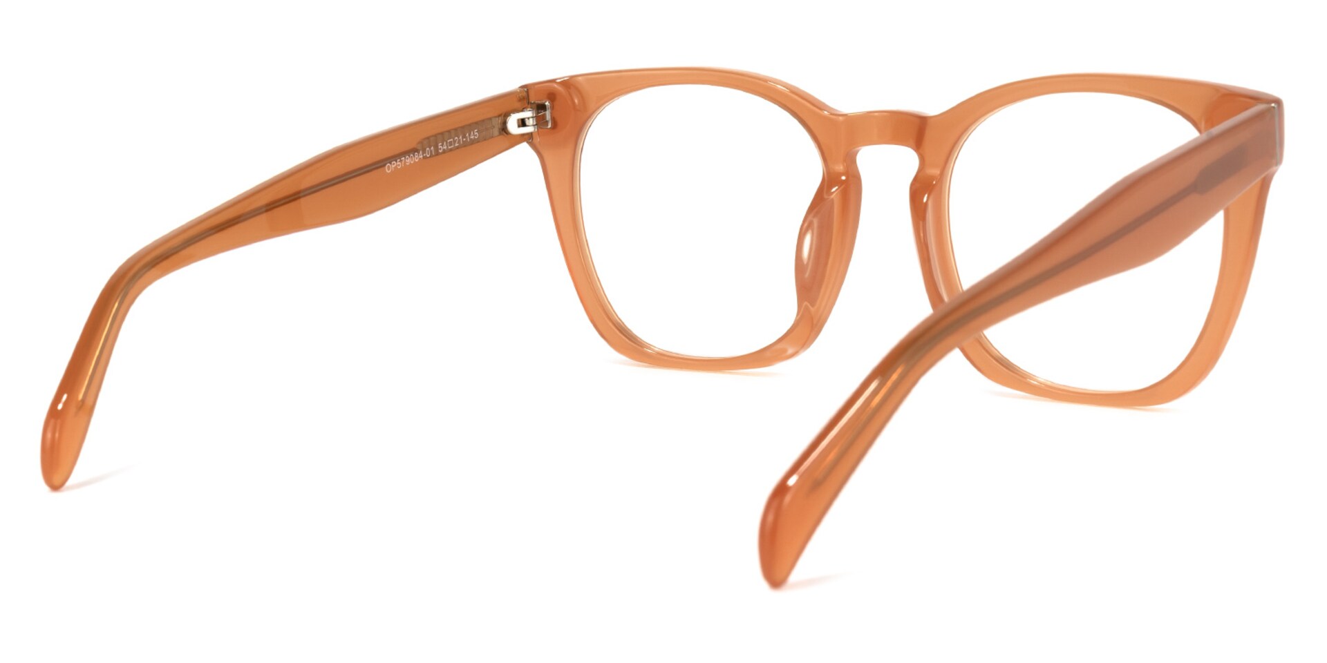 Orion Square Orange Glasses | Zeelool Glasses3