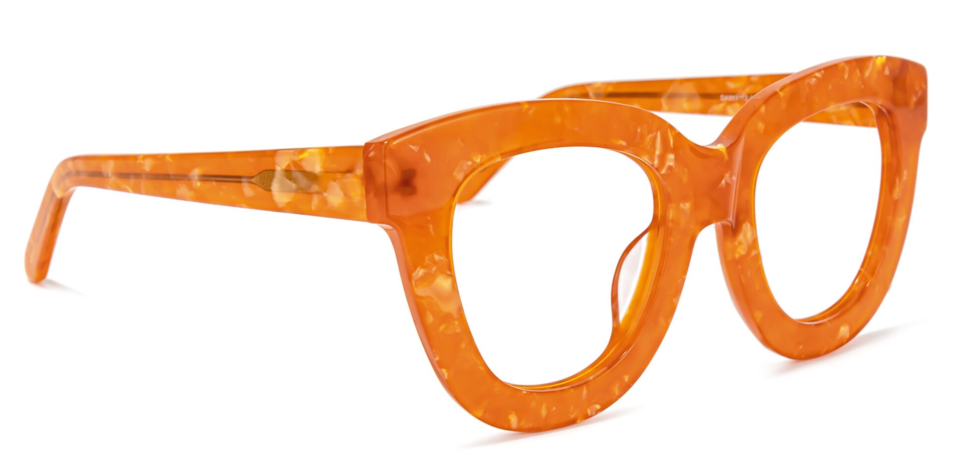 Mercado Cateye Orange Glasses | Zeelool Glasses2
