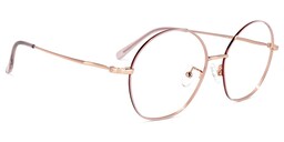 Nguyen Round Pink Glasses2