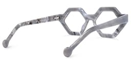 Barreto Geometric Gray Glasses4