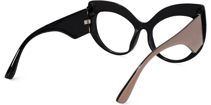 Kait Cat-eye Brown Glasses | Zeelool Glasses4