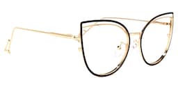 Spivey Cateye Black Glasses2
