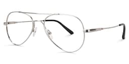 Chaima Aviator Silver Glasses3