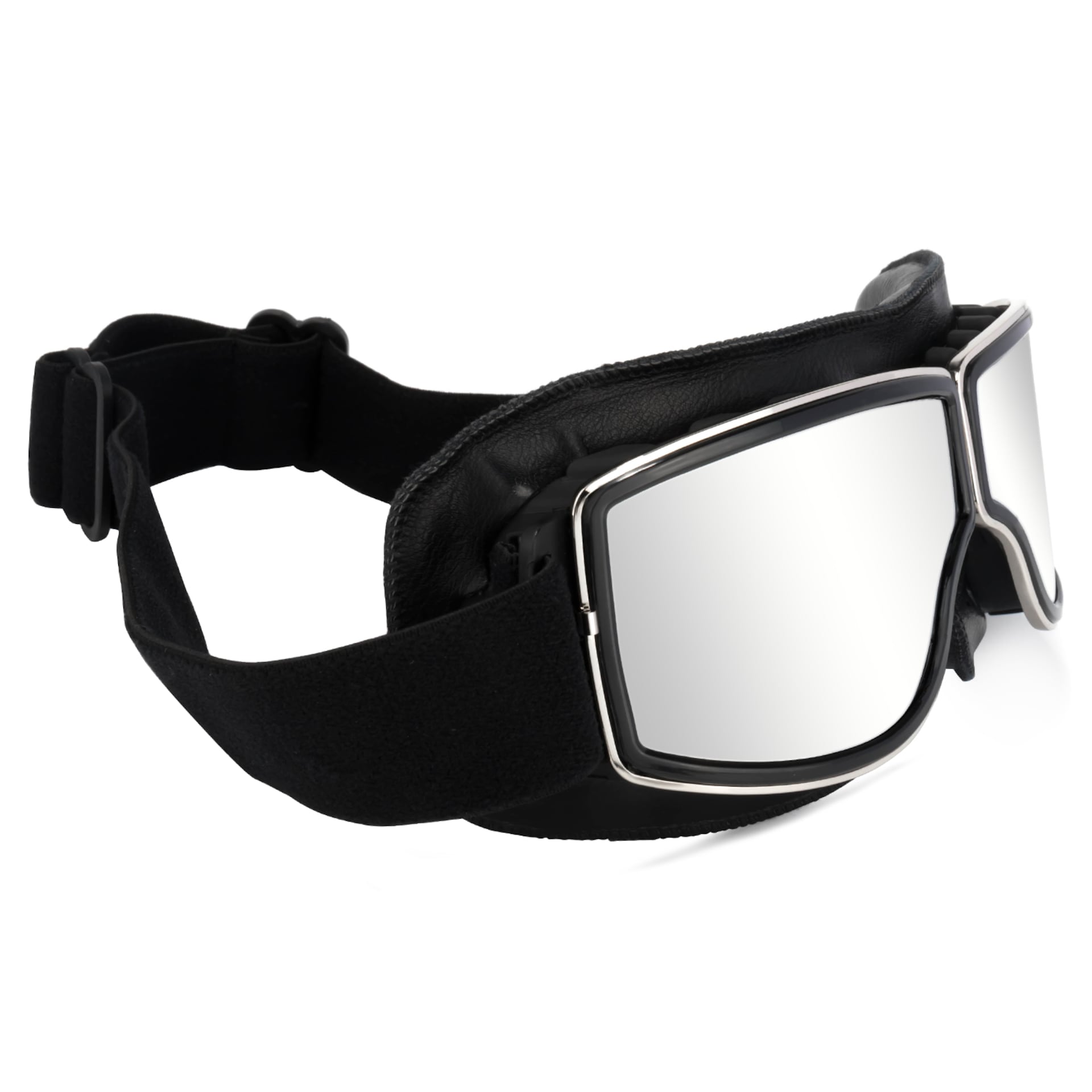 Bond Motorbike Vintage Aviator Helmet Glasses | Zeelool Glasses2