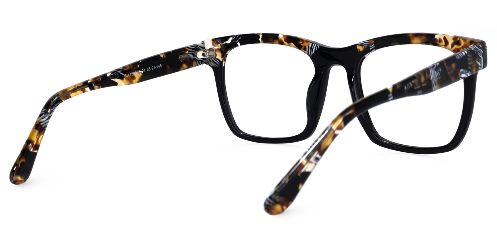 Cohill Square Black Glasses | Zeelool Glasses3