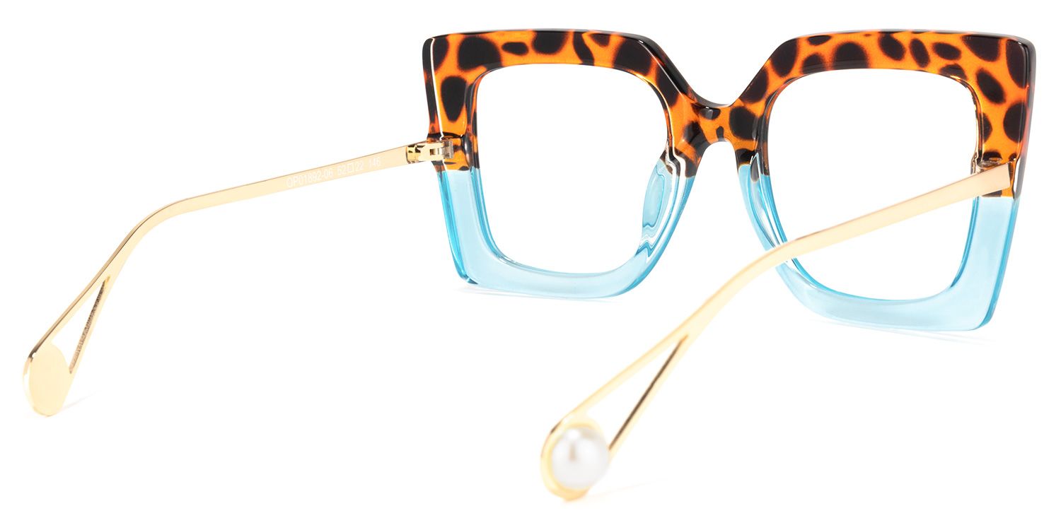 Qatar Square Tortoise Glasses and Wide Frames3