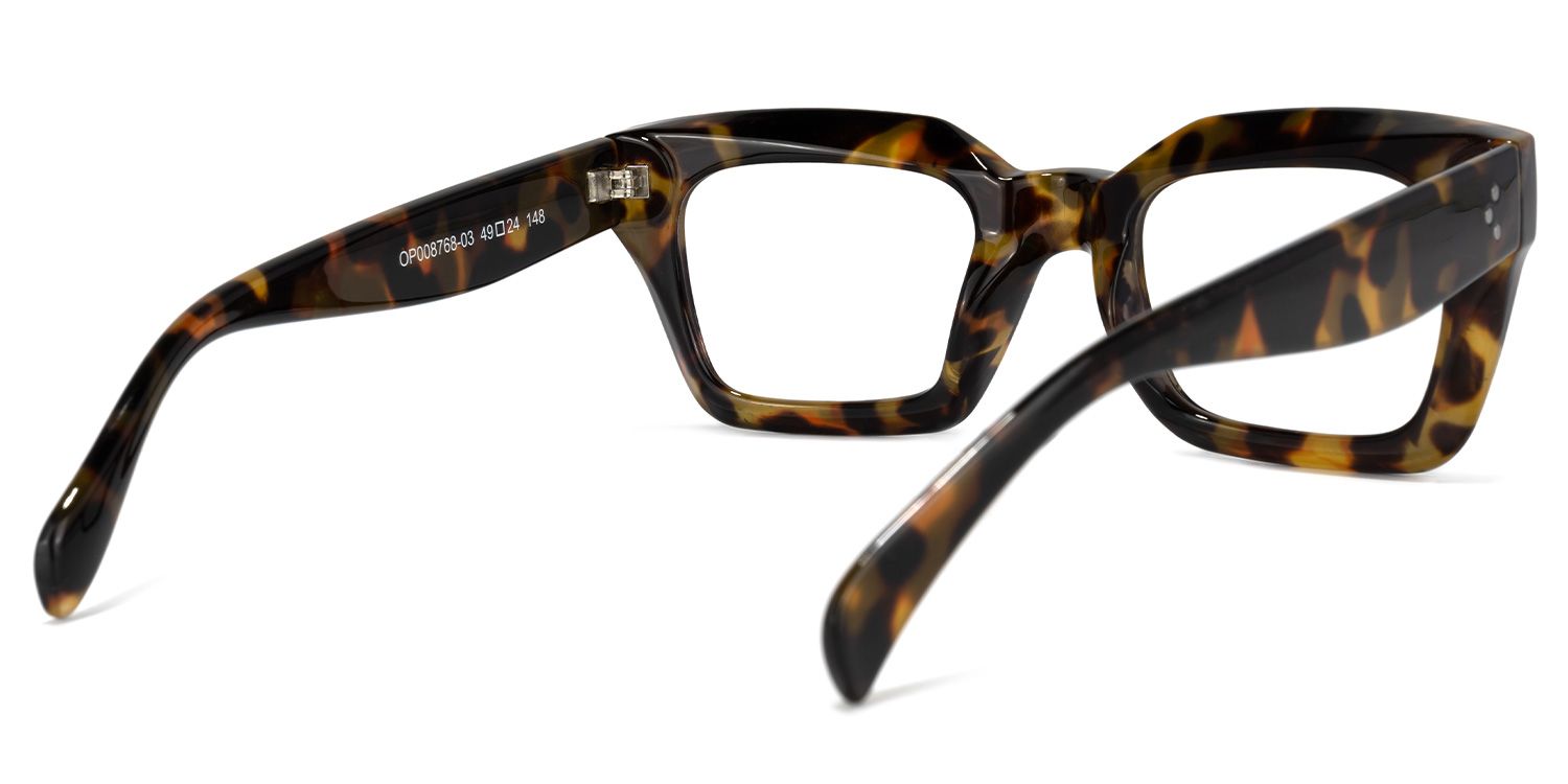 Nevaeh Square Tortoise Glasses | Zeelool Glasses3