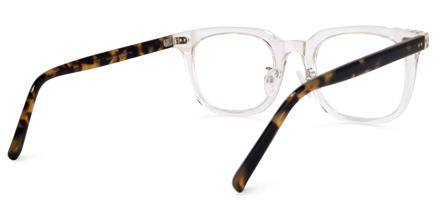 水晶 レイチェルアシュウエル Square Monica Crystal Glasses deals -Zeelool Glasses