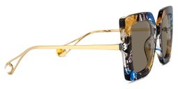 Qatar Square Blue/Black Sunglasses2