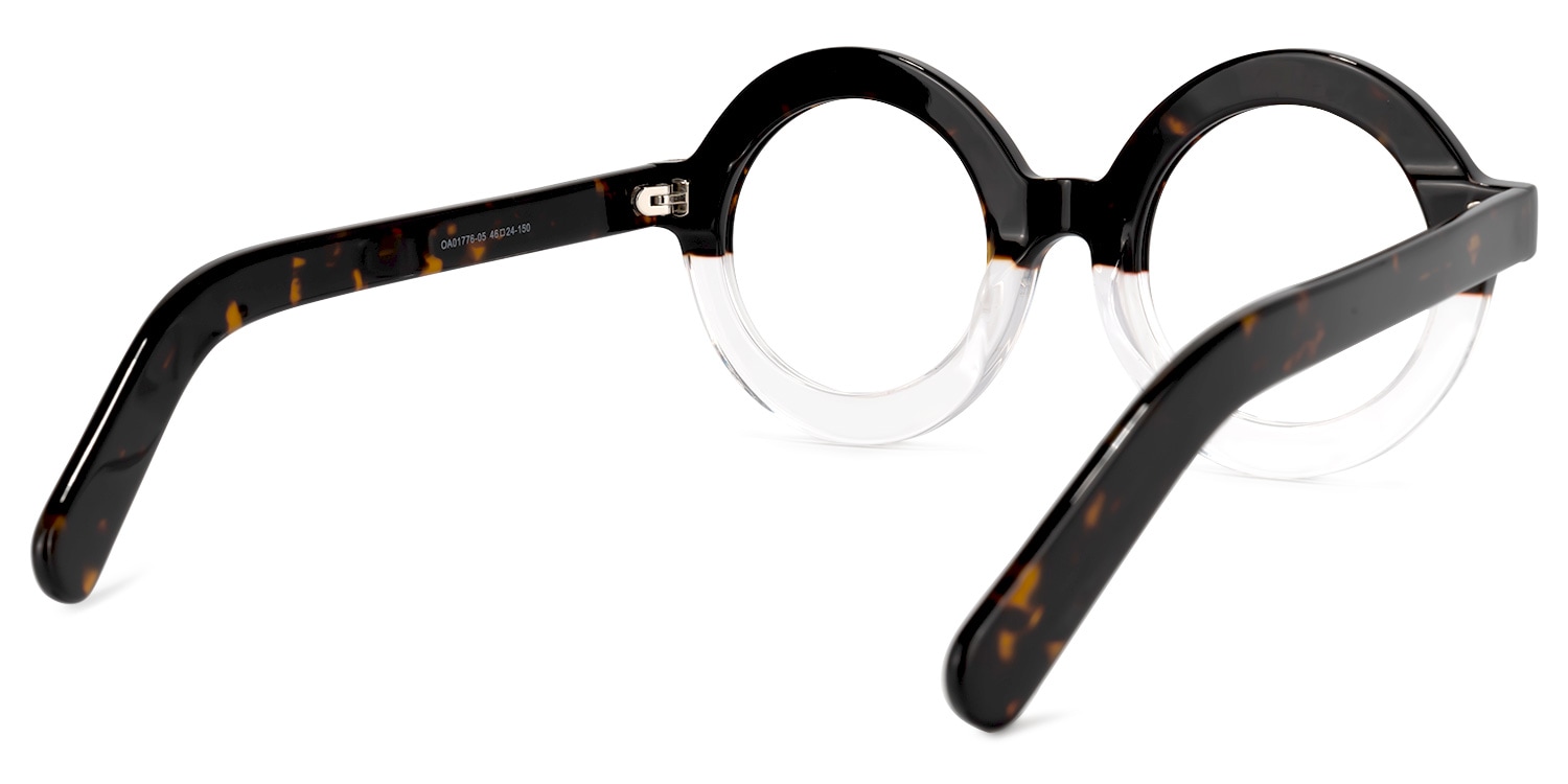 Calhoun Round Two-Tone Glasses | Zeelool Glasses