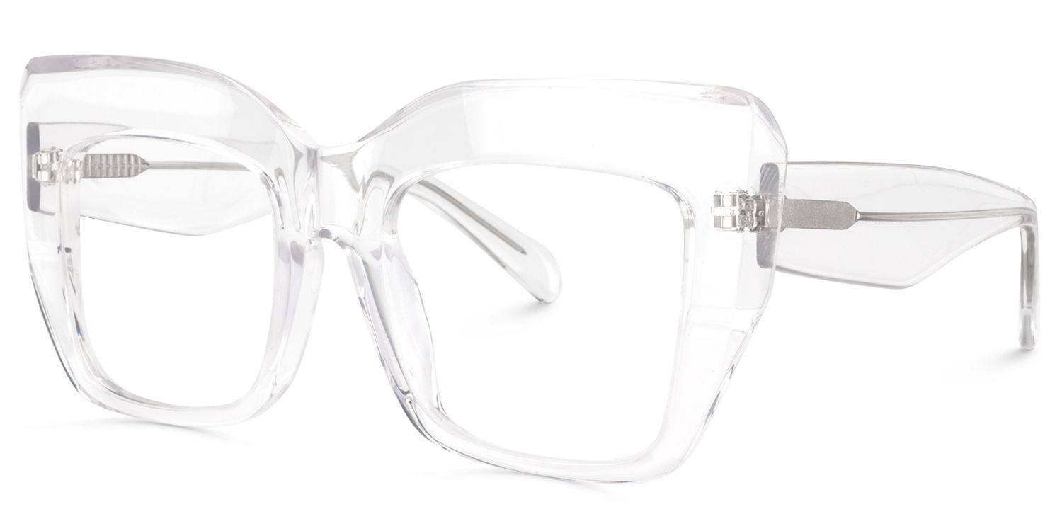 Cateye Charmaine Clear Eyeglasses and Glasses Frames2