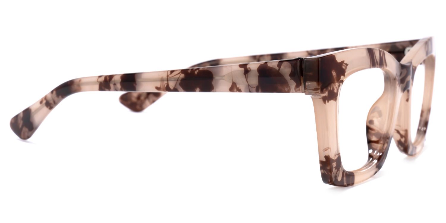 Vargas Square Pink-Floral Glasses | Zeelool Glasses2