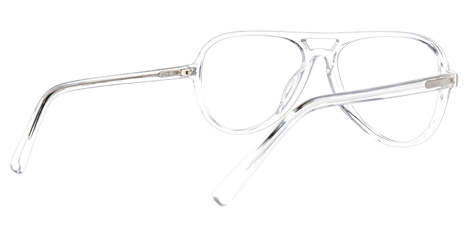 Erwin Geometric Clear Glasses | Zeelool Glasses3