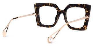 Qatar Square Tortoise-Gold Glasses3
