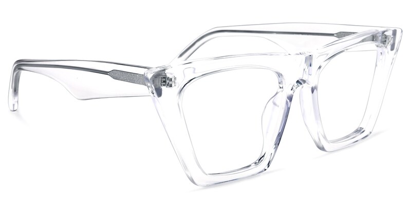 Cecile Cat Eye Crystal Glasses | Zeelool Glasses2