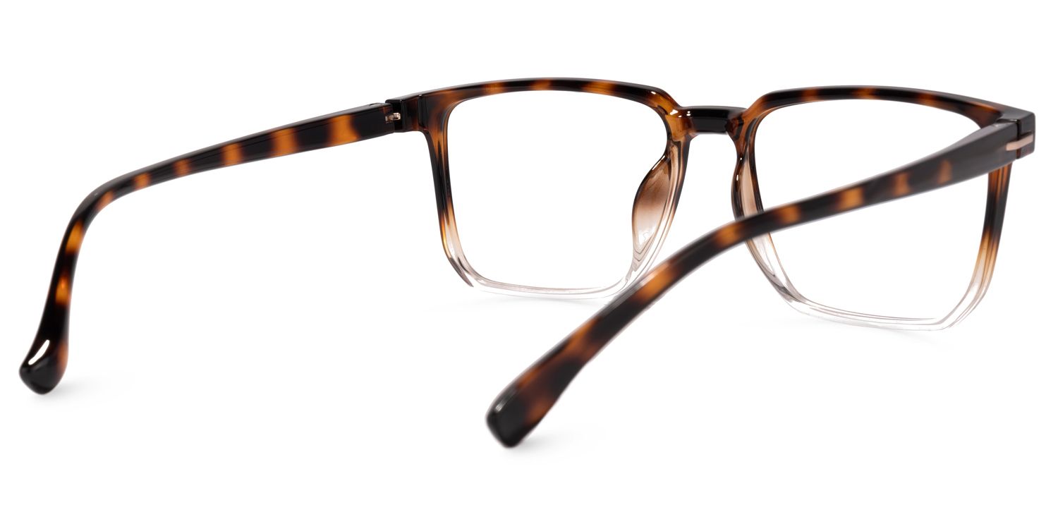Zavala Rectangle Tortoise Glasses | Zeelool Glasses3