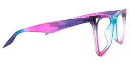 Cicely Geometrical Purple Eyeglasses2