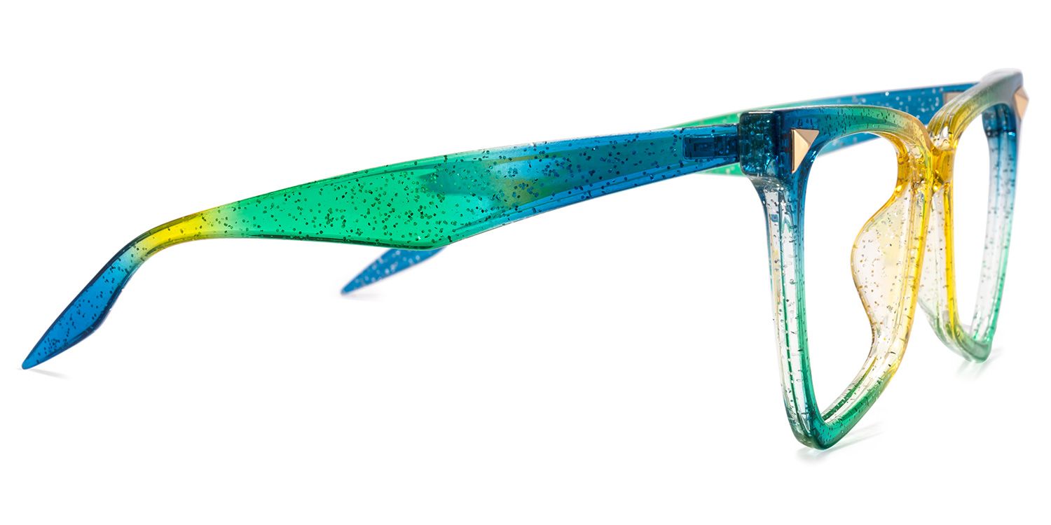 Geometrical Rainbow Eyeglasses | Zeelool Glasses2