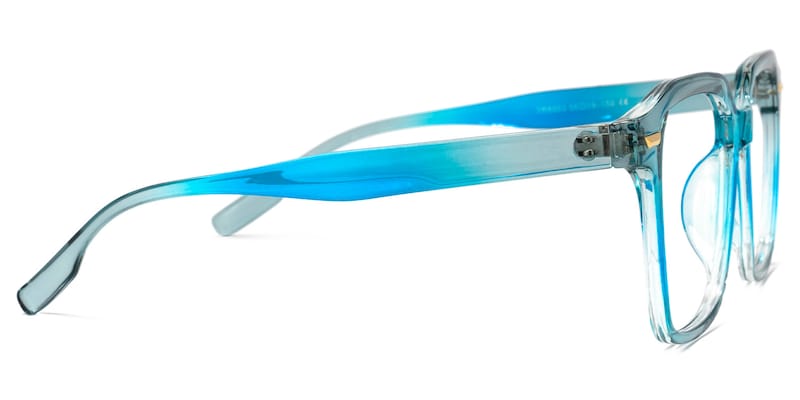 Rivera Square Blue Glasses | Zeelool Glasses2