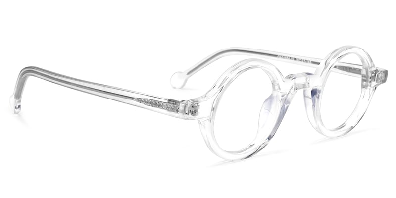 Round Crystal Glasses | Zeelool Glasses2