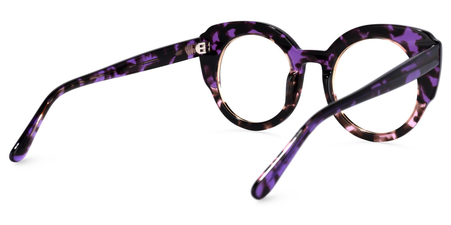Schwan Cateye Purple-Tortoise Glasses | Zeelool Glasses