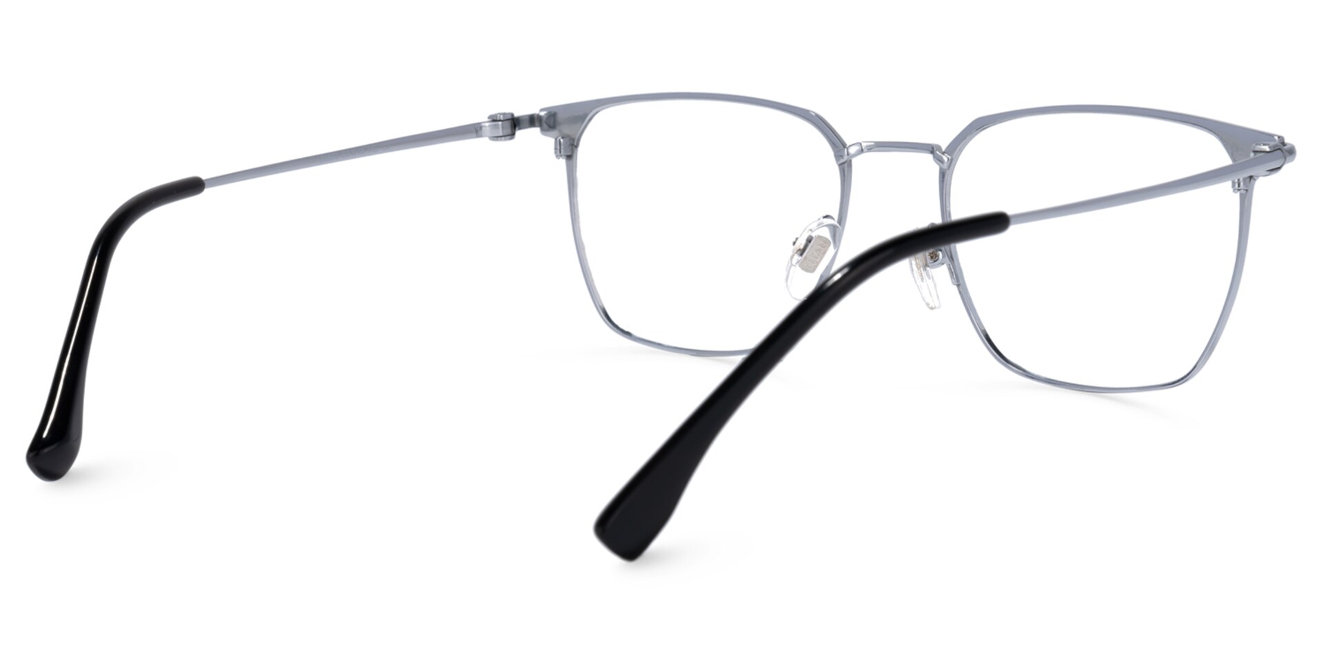 Campos Square Silver Glasses | Zeelool Glasses3