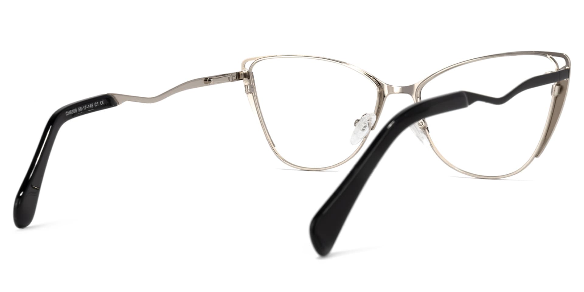 Dodin Cateye Black Glasses | Zeelool Glasses3