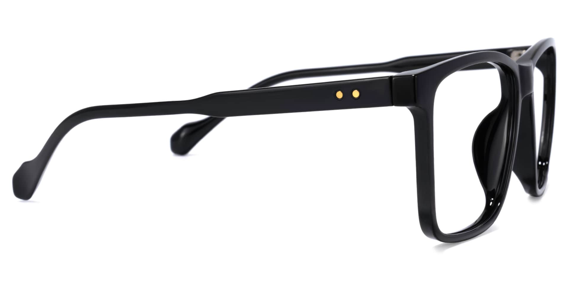 Burgos Square Black Glasses | Zeelool Glasses2