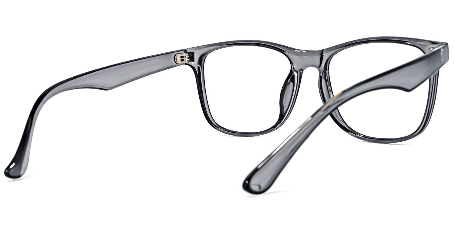 Watkins Square Gray Glasses | Zeelool Glasses3